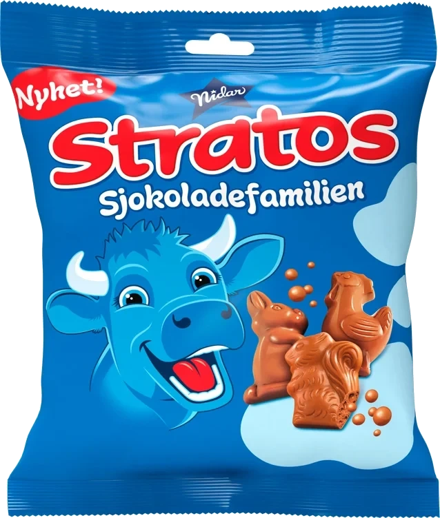 Stratos sjokoladepose   140g