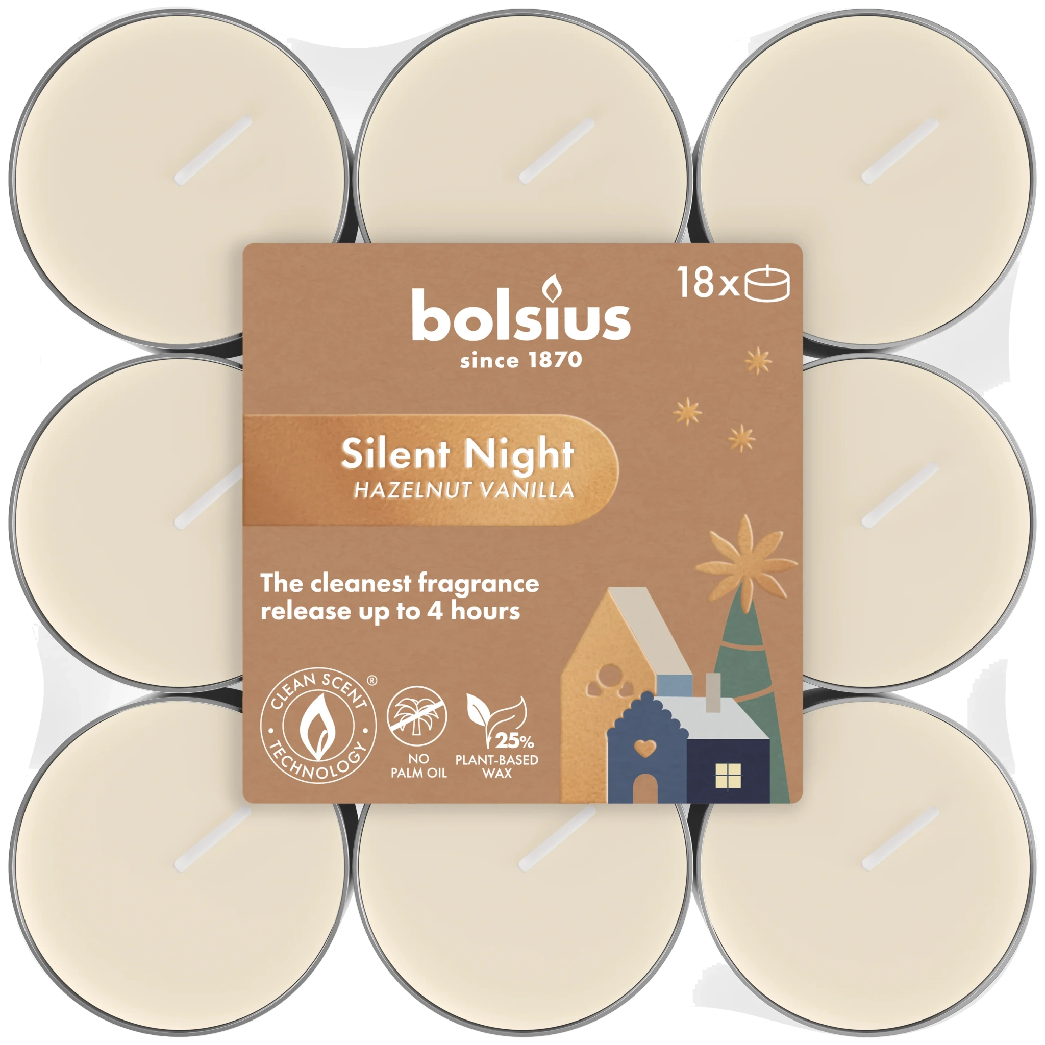 Doftvärmeljus Silent Night
