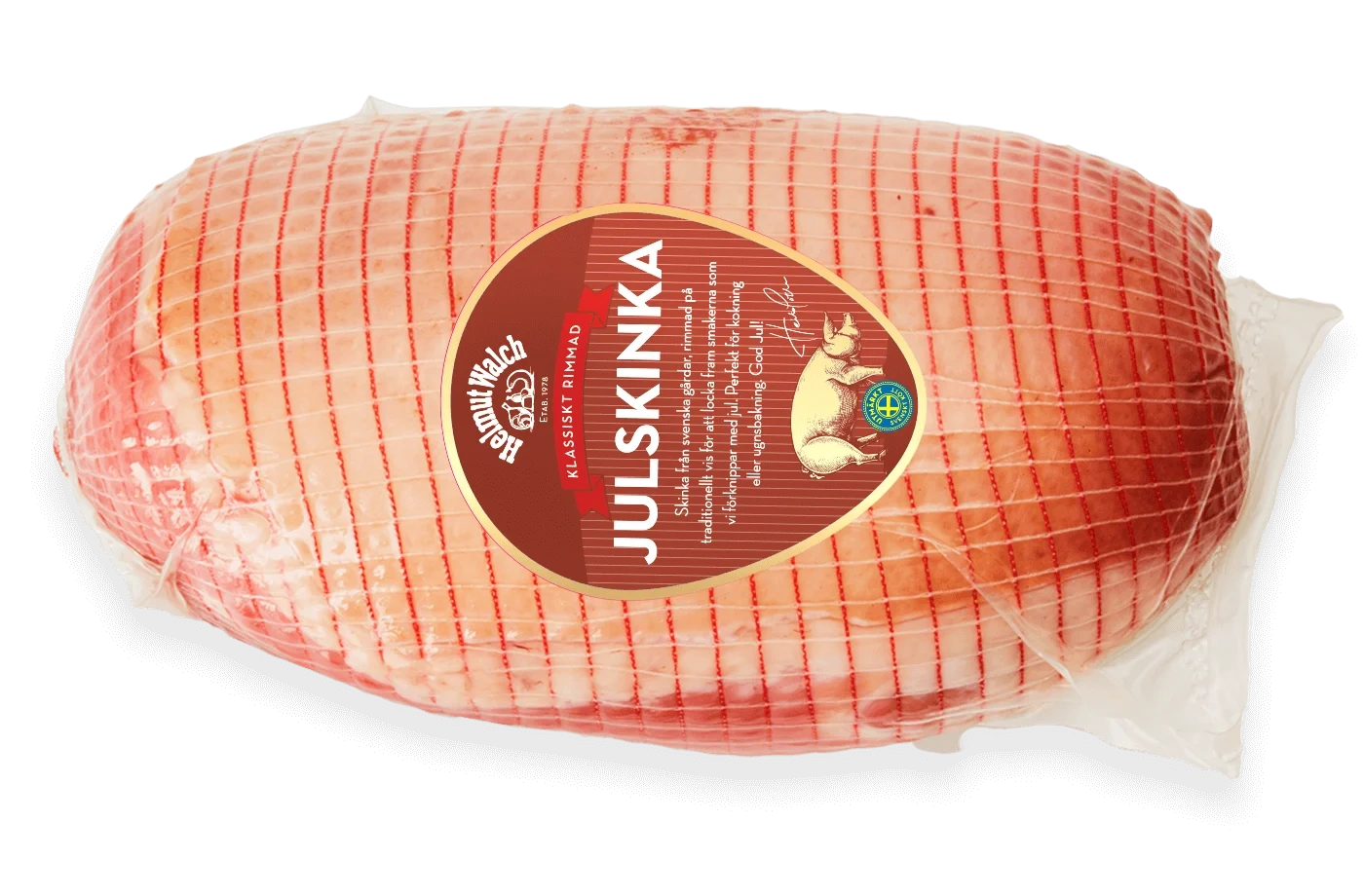 Julskinka rimmad