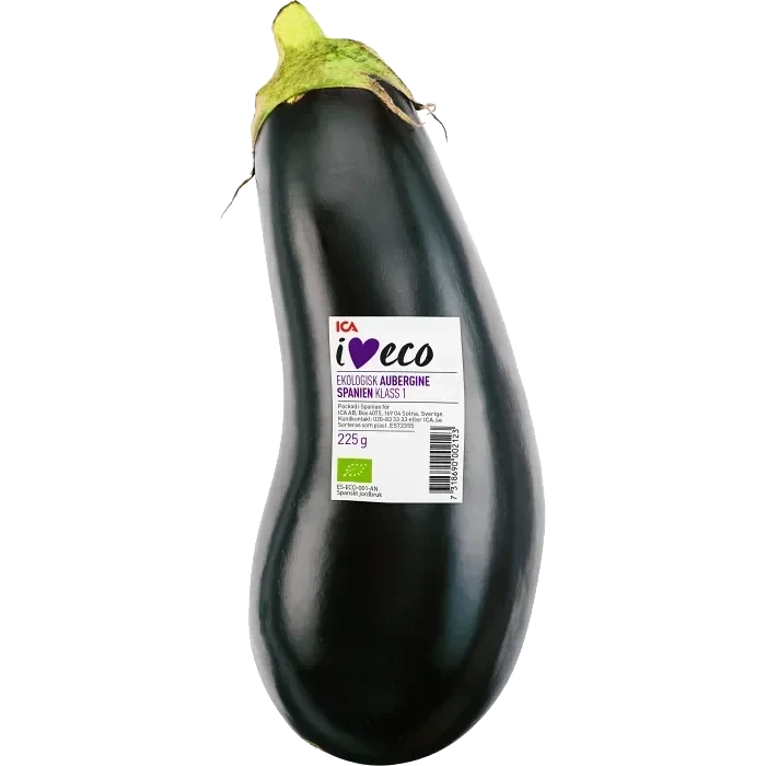 Aubergine Ekologisk 225g Klass 1 ICA I love eco