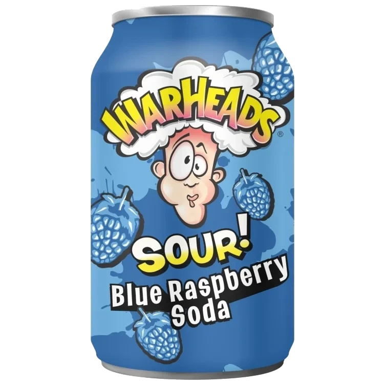 Warheads Blue Raspberry 355ml