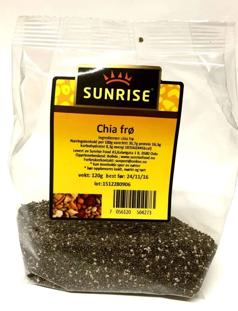 Sunrise Chiafrø 105g