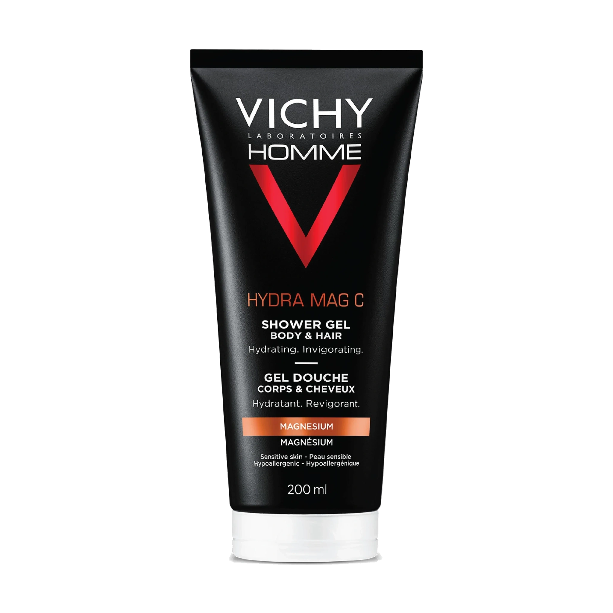 Vichy Homme Hydra Mag C Shower Gel, 200 ml
