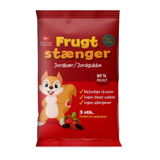 Fruktstänger Jordgubb