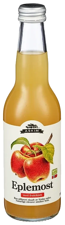 Eplemost m/Fruktkjøtt 0,33L fl Askim