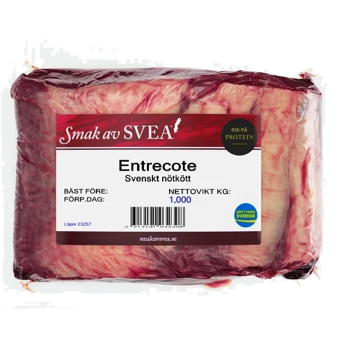 Entrecôte Färsk ca 1kg Smak av Svea