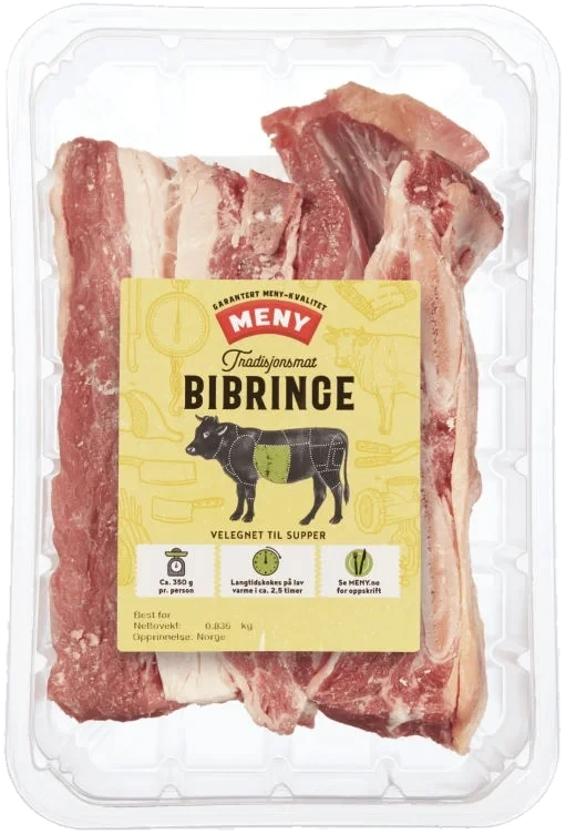 Storfe Bibringe m/Ben Ca1kg Meny