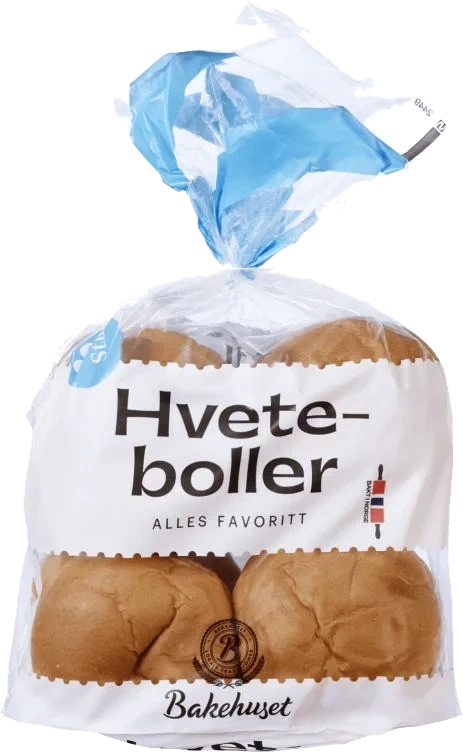 Hveteboller 4pk 260g Bakehuset