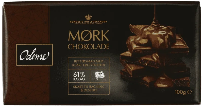 Odense Bakesjokolade Mørk 100g