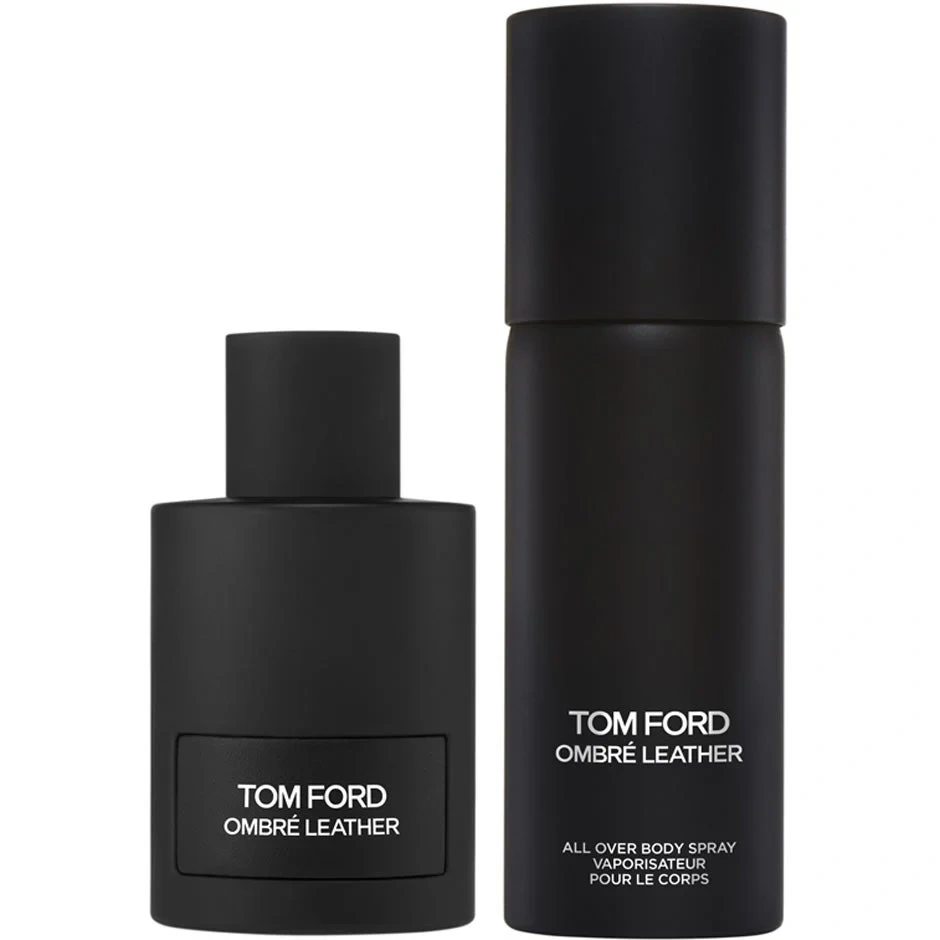 Tom Ford Ombre Leather Set With All Over Body Spray Set