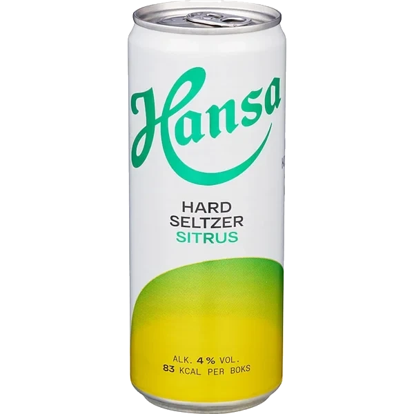Hansa Hard Seltzer Sitrus 0,33l Bx Sleek
