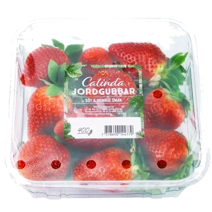 Jordgubbar Calinda 400g ICA Klass 1