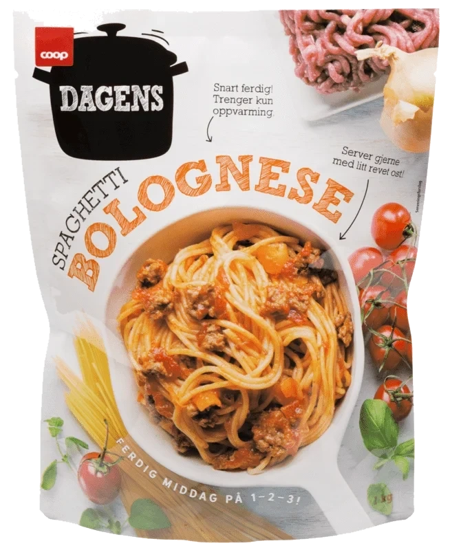 Coop Dagens Spaghetti Bolognese 1kg