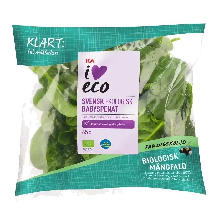 Babyspenat eko Babyspenat eko 65 Gram ICA I love eco
