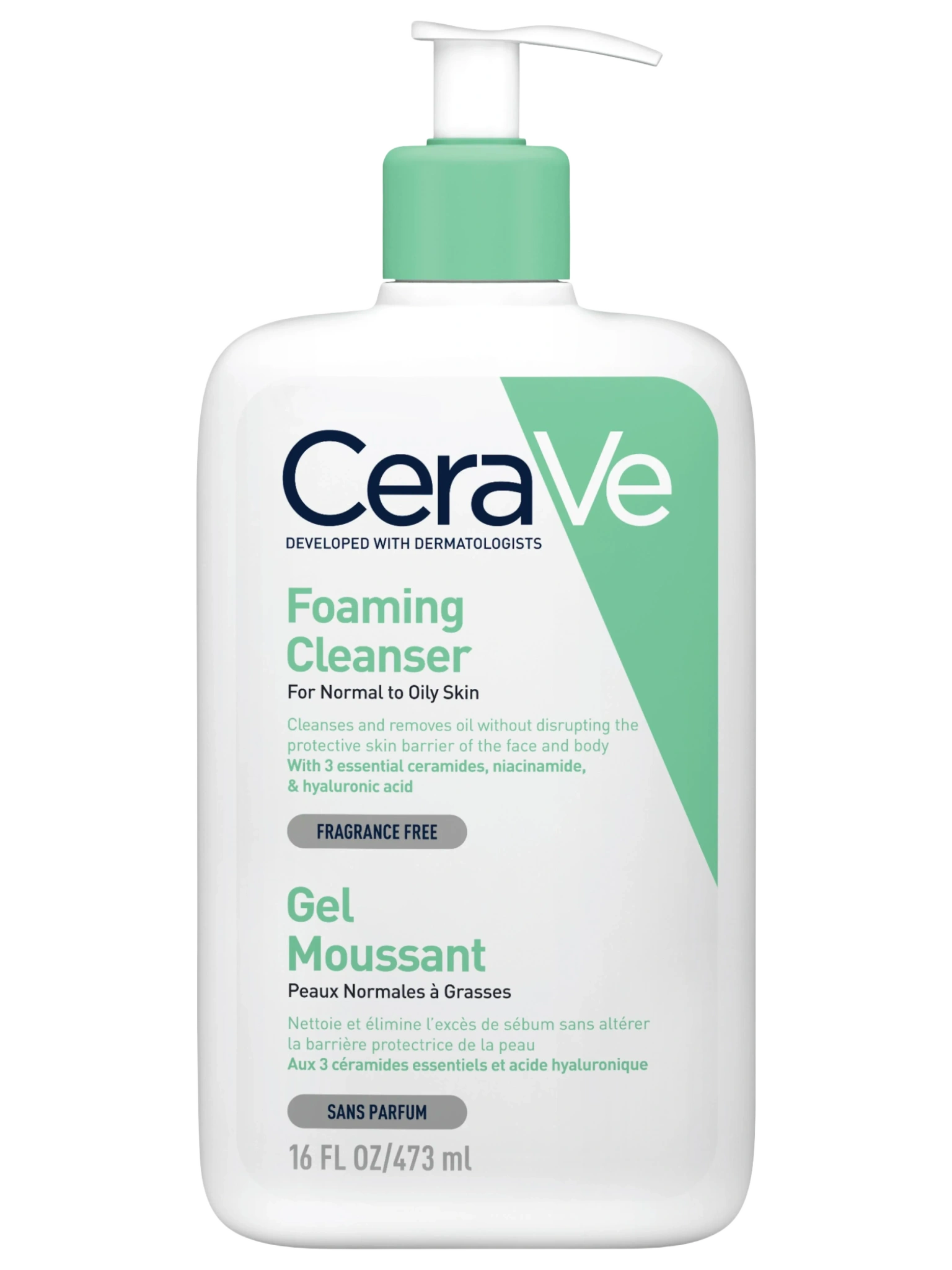 CeraVe Foaming Cleanser, 473 ml