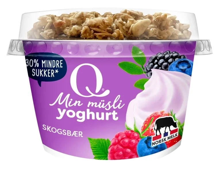 Yoghurt Skogsbær Min Müsli 165g Q
