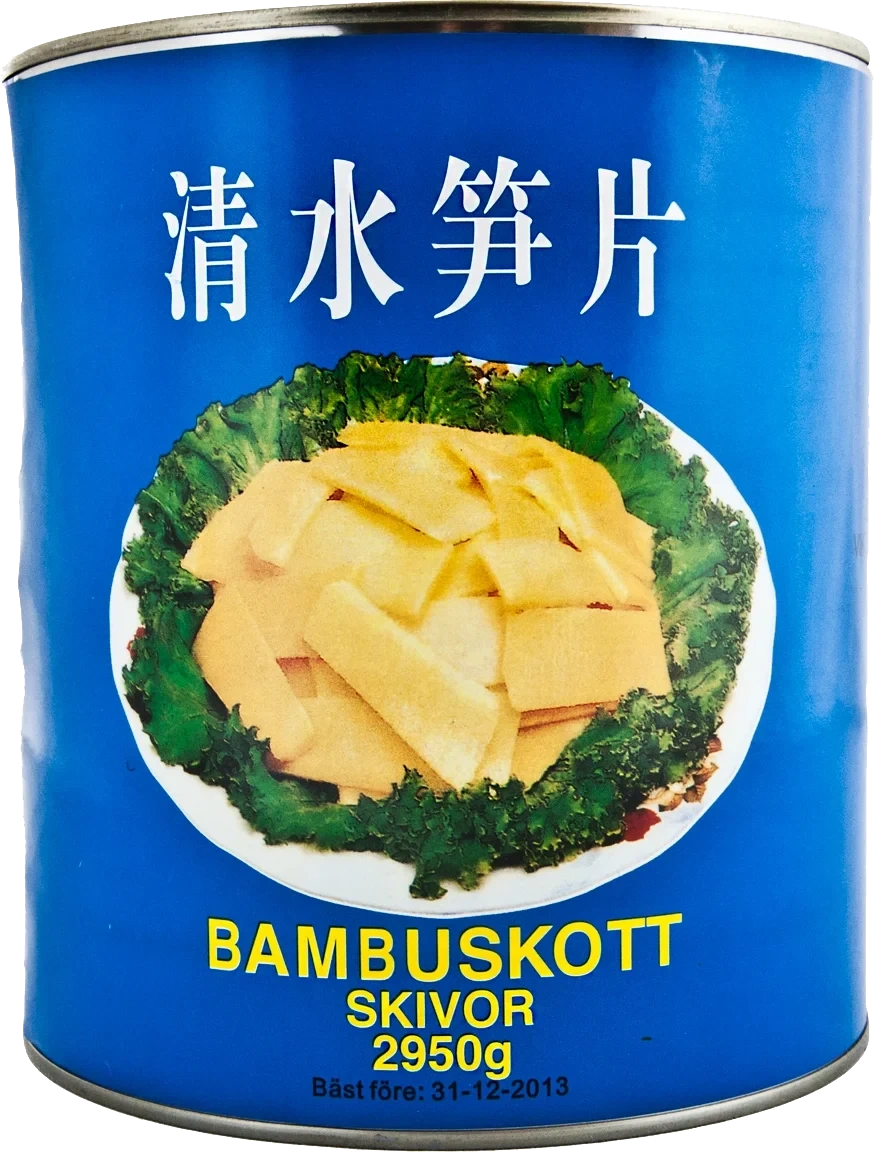 Bambuskott skivor