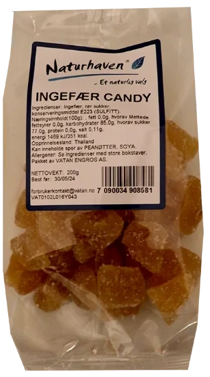 Naturhaven Ingefær Candy 200g