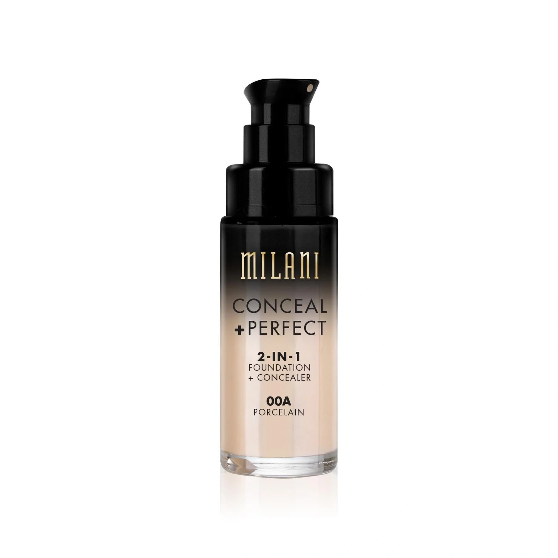 Milani CONCEAL & PERFECT LIQUID FOUNDATION 00A Porcelain