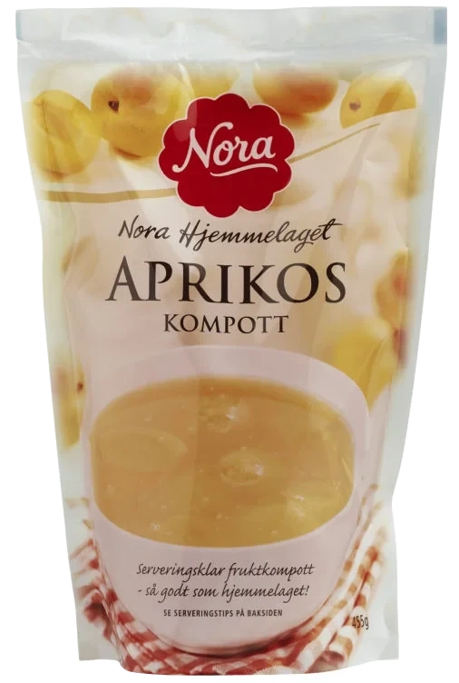 Nora Aprikoskompott 455g