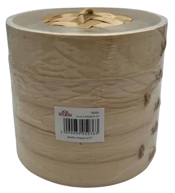 Asia Engros Bamboo Steamer Set 6" 15cm