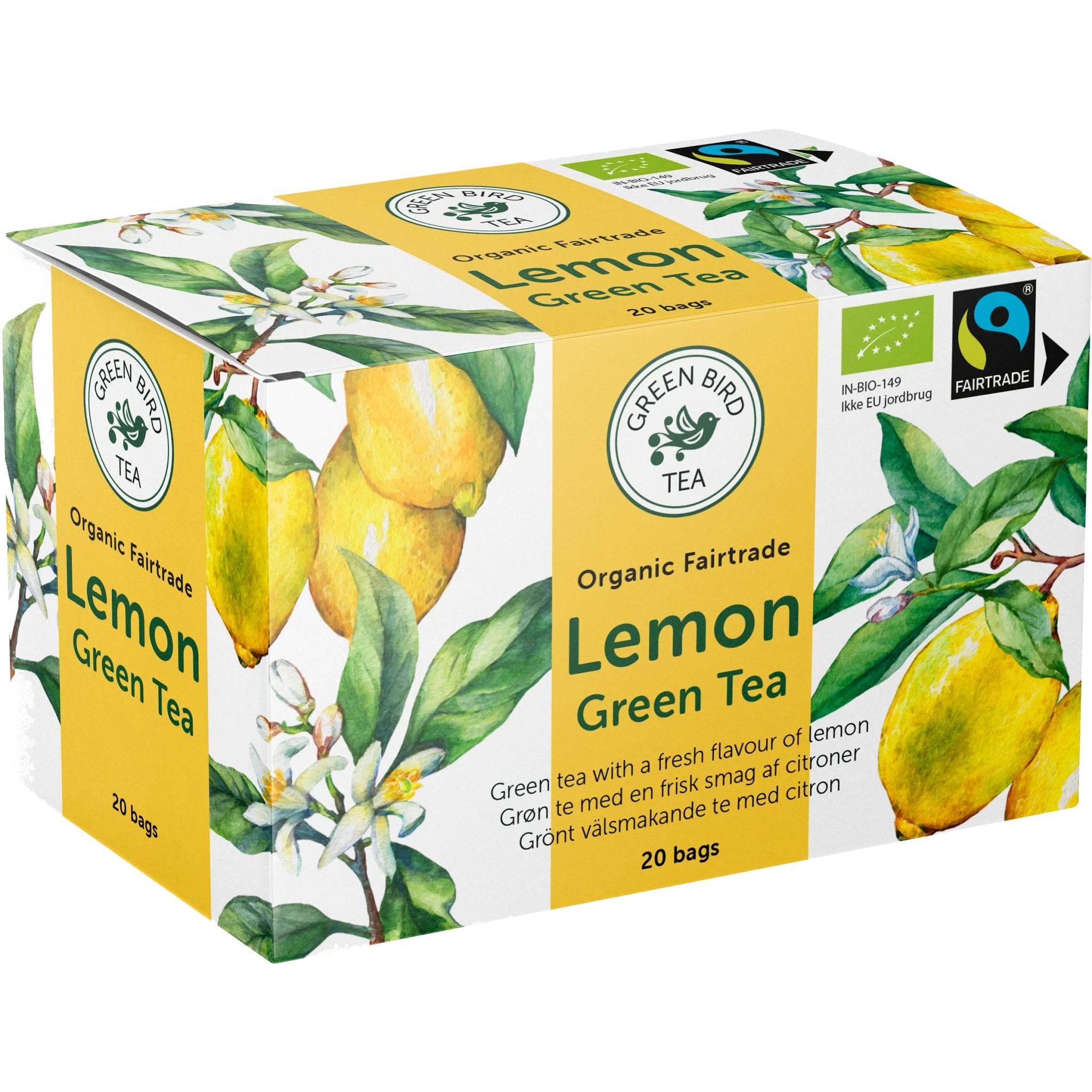 Tea Green Lemon ORG Fairtrade
