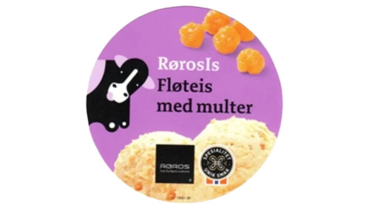 Fløteis med Multer 0,5l Galåvolden