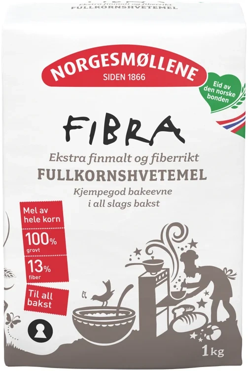Fibra Fullkornshvetemel, 1kg