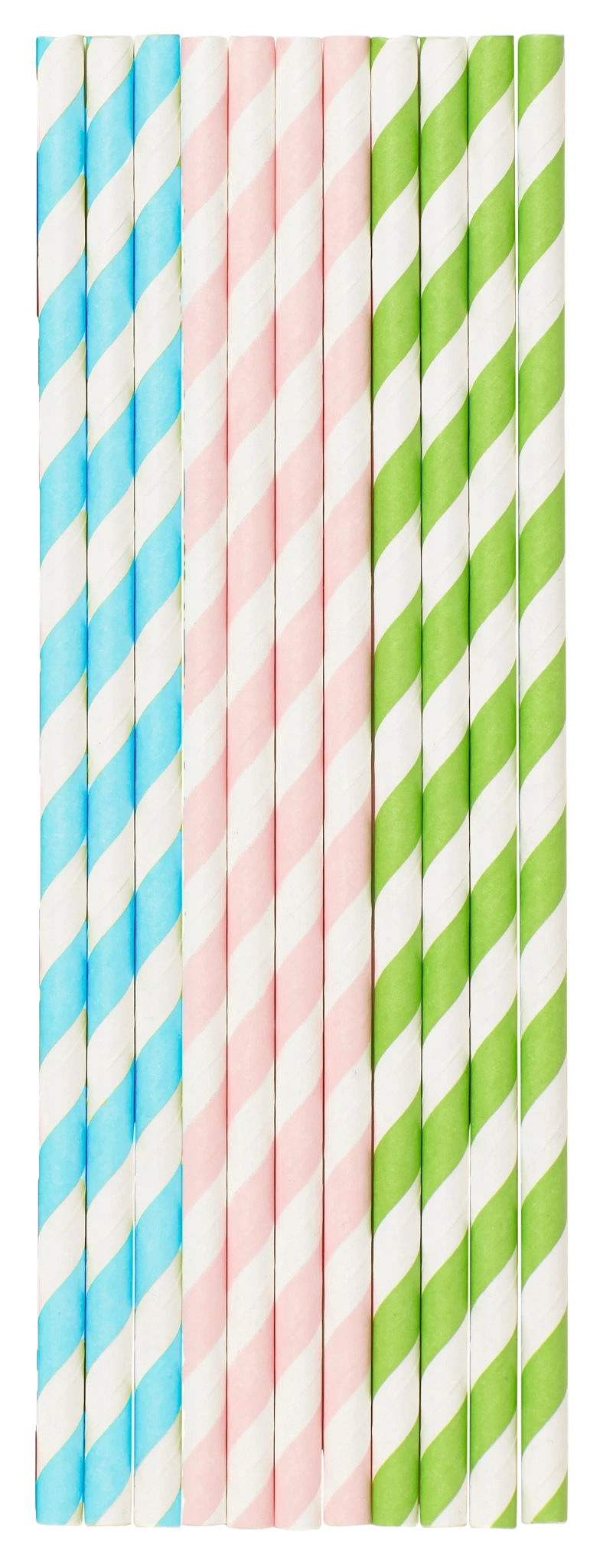 Duni Bio Papier-Trinkhalme Pastels