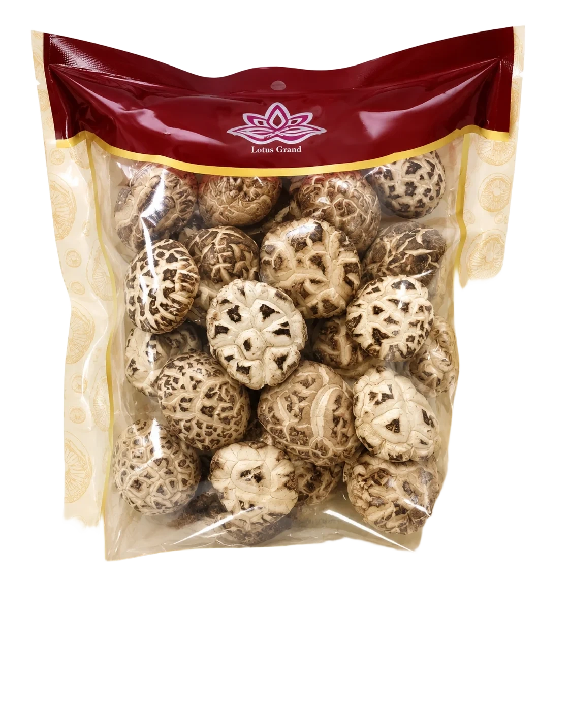 Lotus Tørket White Flower Shiitake Sopp 200g
