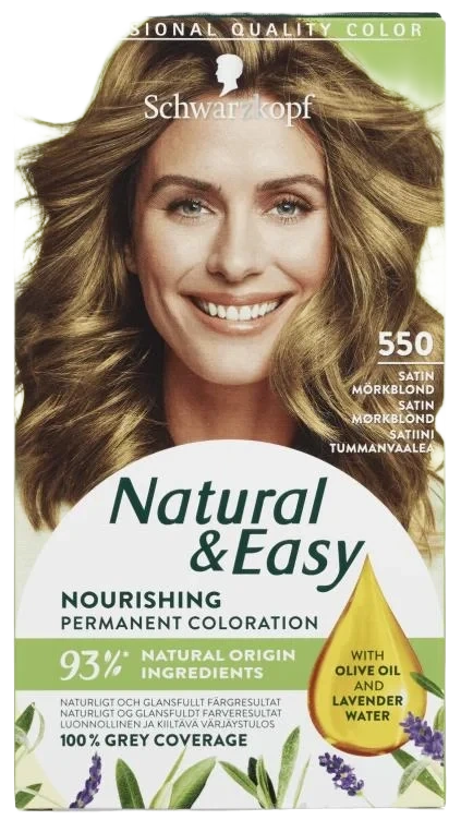 Natural & Easy 550 Mørkblond Hårfarge