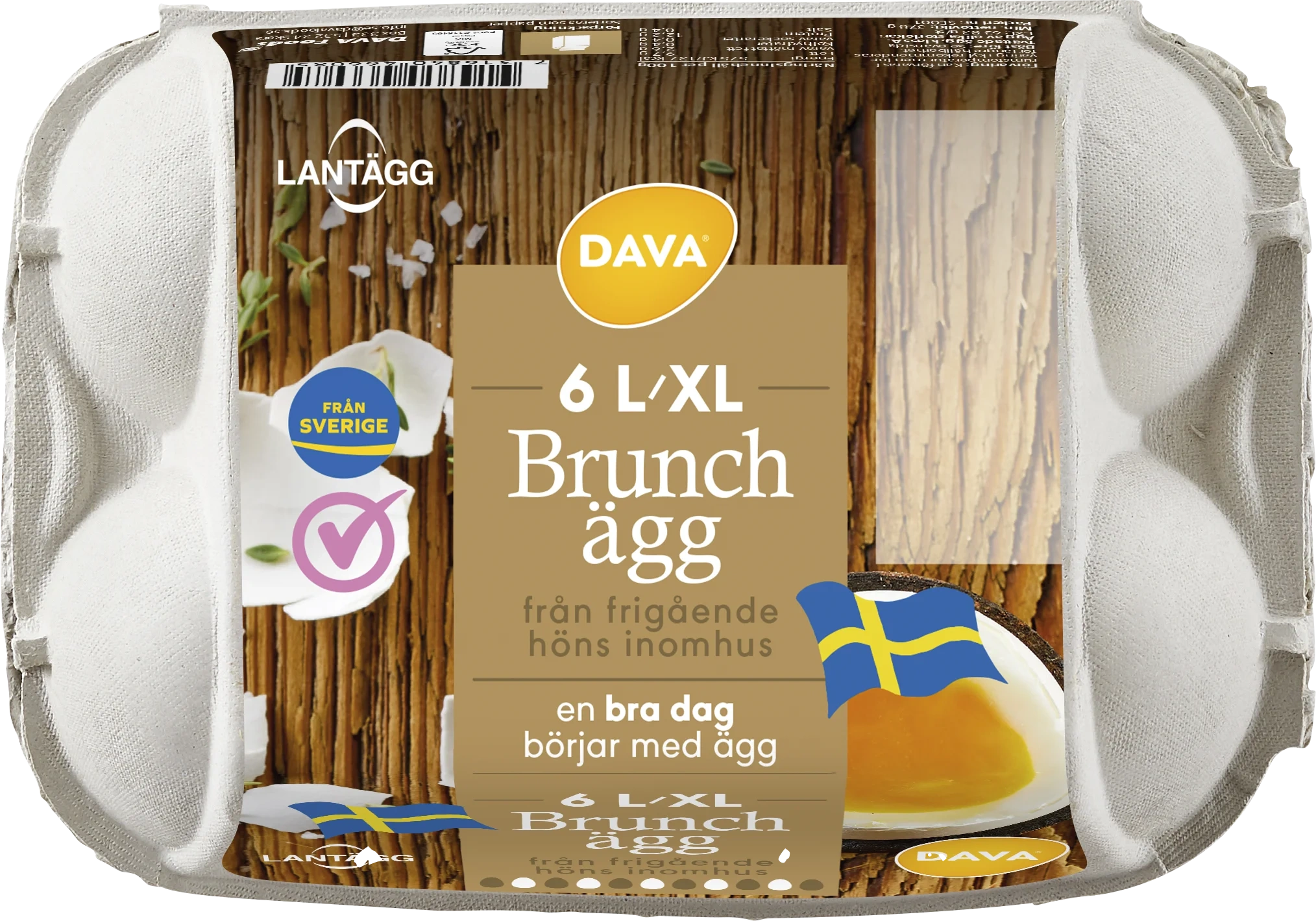 Lantägg Brunchägg frig