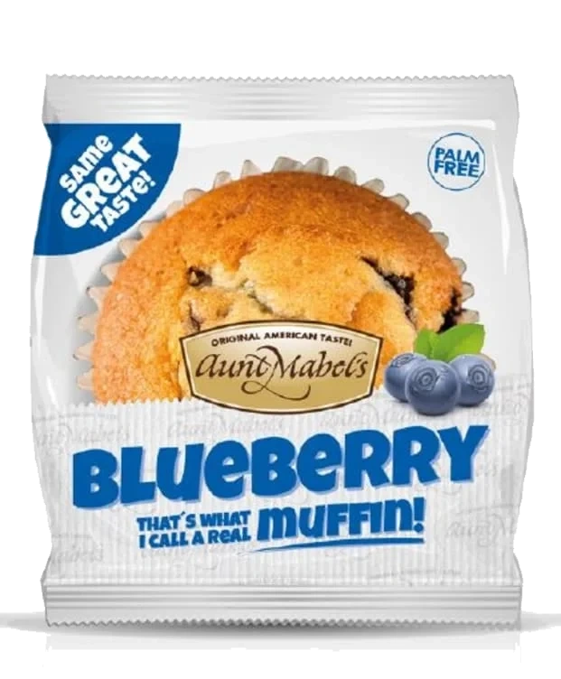 Blueberry Muffins 100g Aunt Mabels
