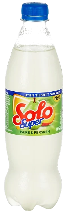 Solo super pære & fersken   24x0,50l