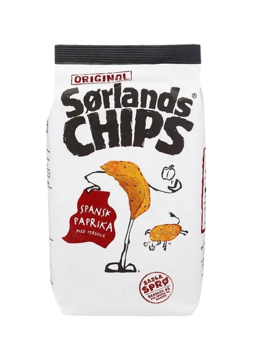 Sørlandschips Original Spansk Paprika 200g