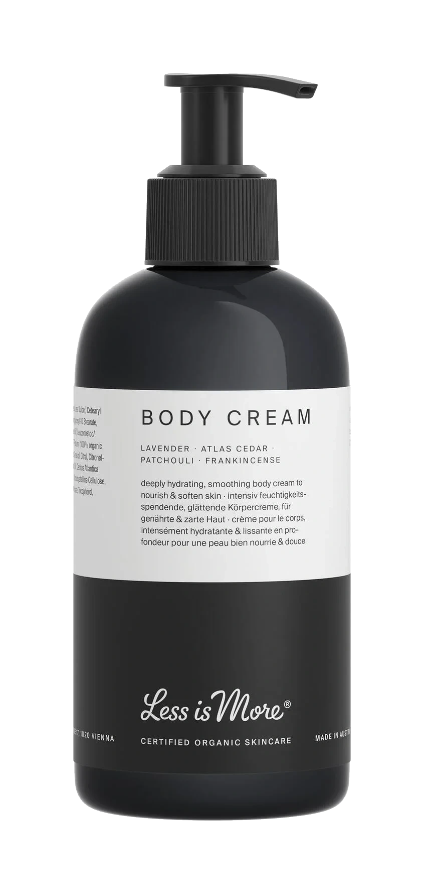 Less Is More Organic Body Cream Lavender 250 ml