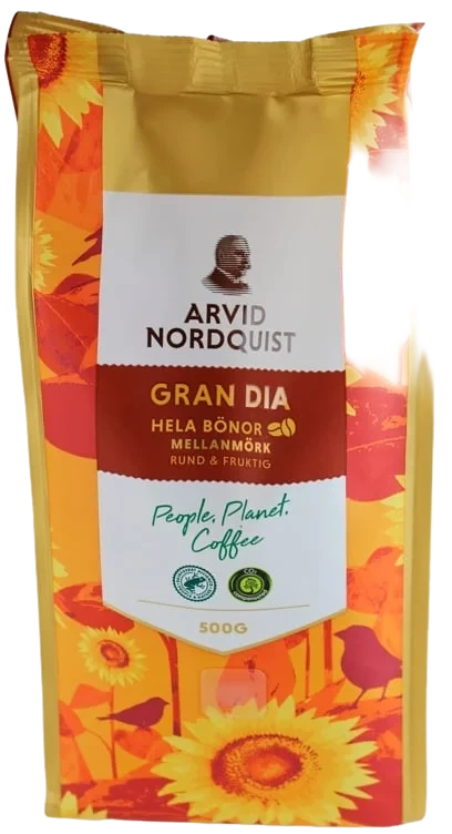 Arvid Nordquist Gran Dia Hele Bønner 500g