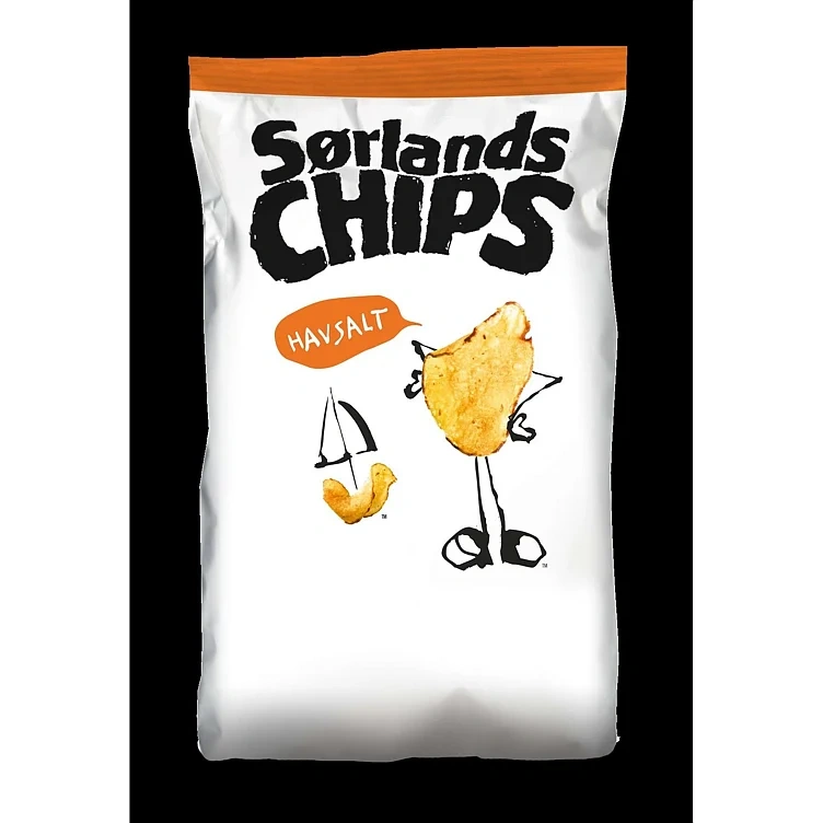 Potetchips havsalt   195g