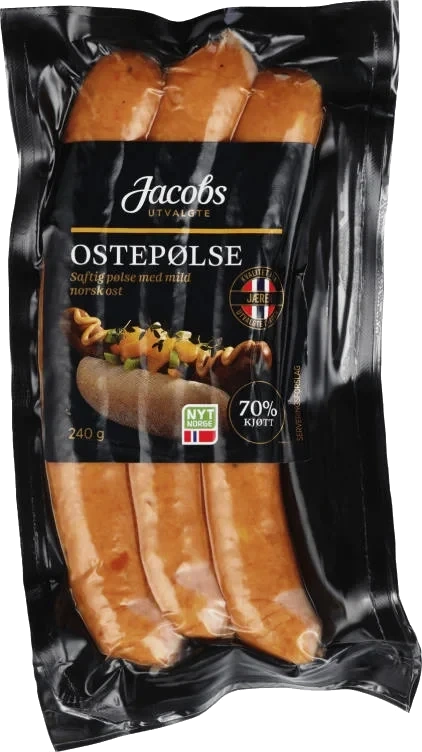 Ostepølse 80% 240g A.idsøe/jacobs Utvalgte