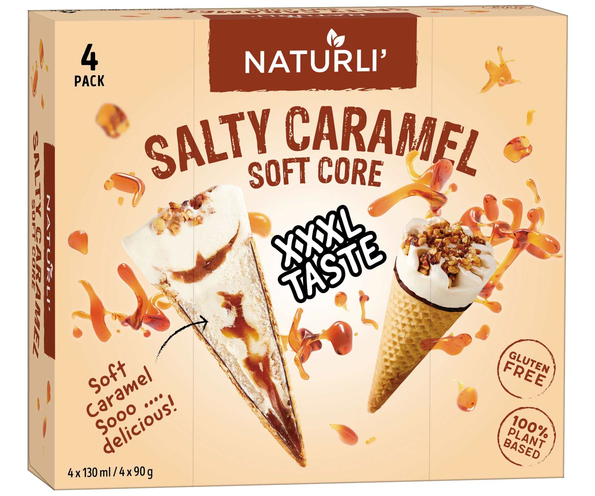 Salty Caramel Soft Core, vaffel