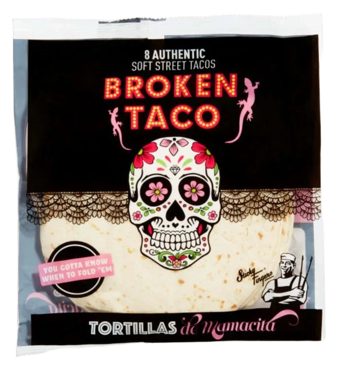 Tortillas 16cm 8stk 220g Broken Taco