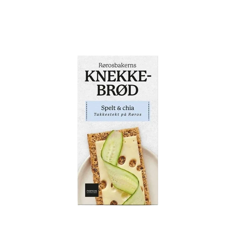 Knekkebrød Spelt og Chia 165g
