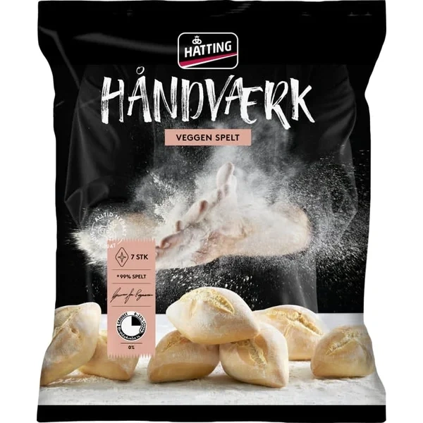 Veggen Speltbrød 420g 7stk Hatting