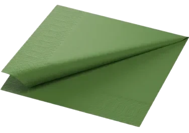 Serviett 2lags 33cm Leaf Green