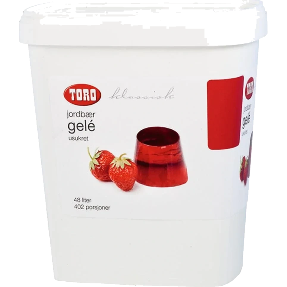 Jordbærgele Usukret 1,3kg