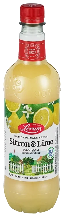 Sitron-limesaft 0,7l Lerum