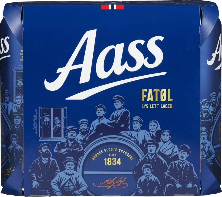 Aass Fatøl 0,5lx6 boks