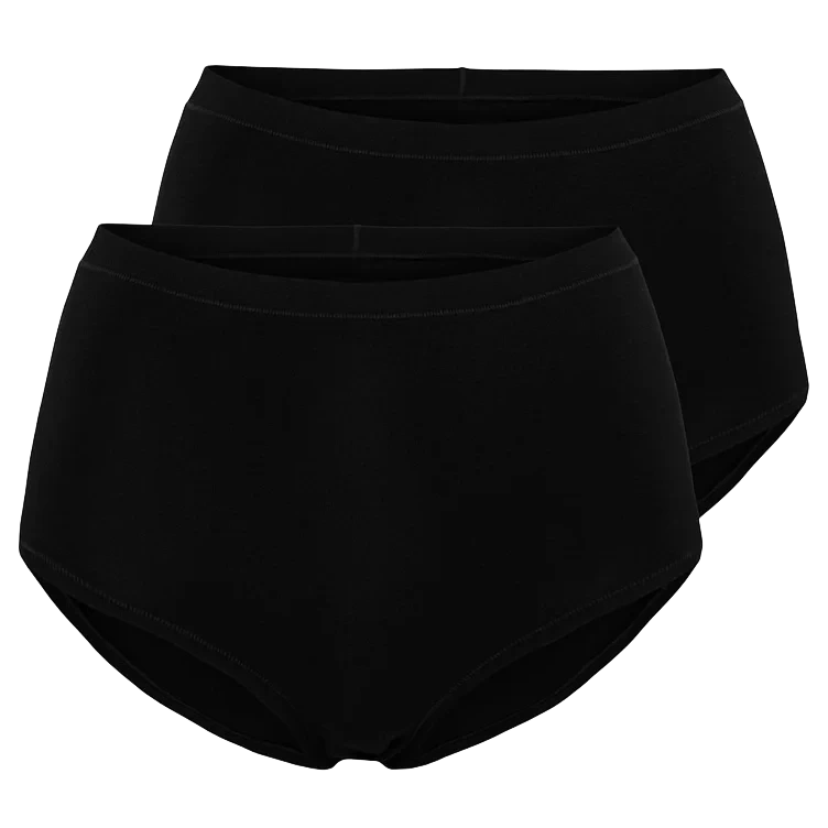 Truse High Waist Cotton X2 Black Xl Pierre Robert