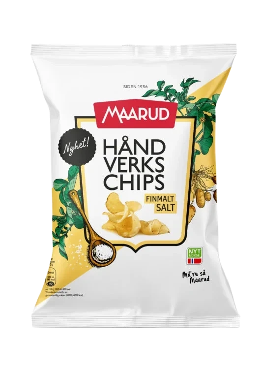 Håndverkschips Finmalt Salt 150g