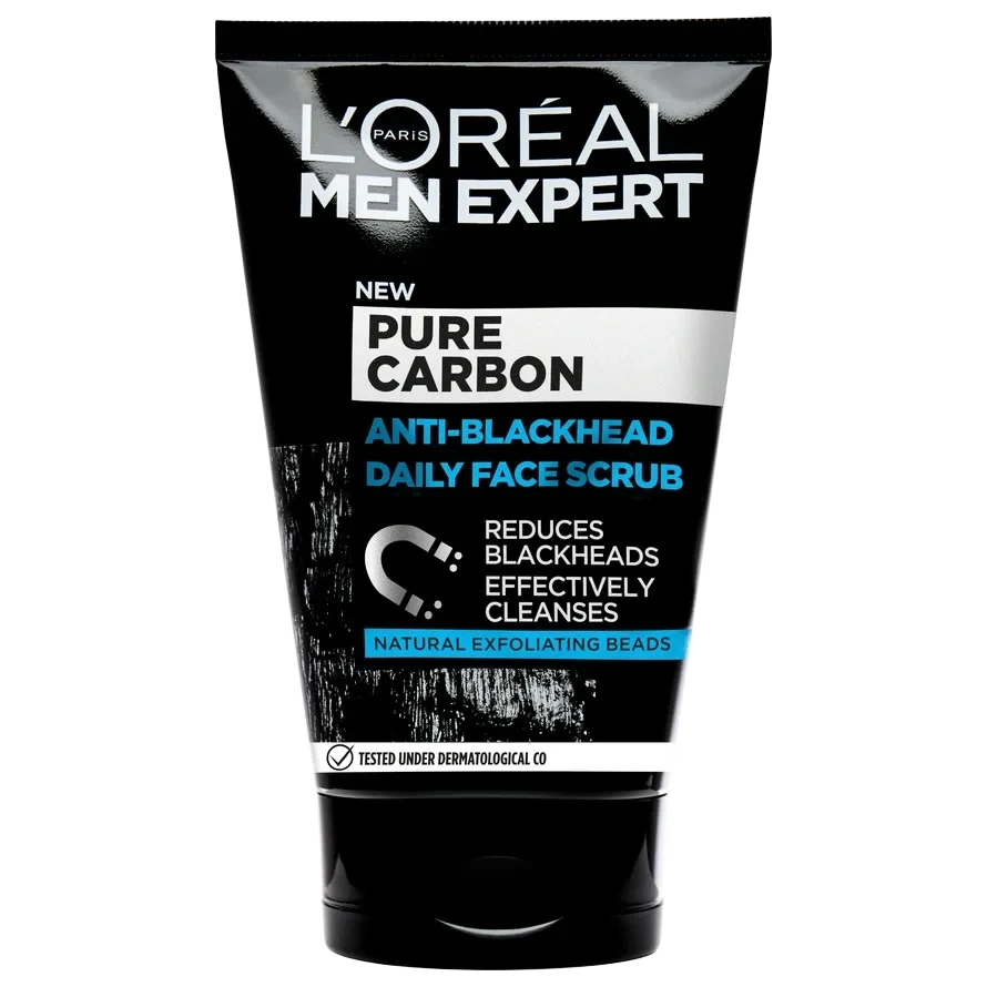 L'Oréal Paris Men Expert Pure Carbon Anti-Blackhead Daily Face Scrub 100 ml